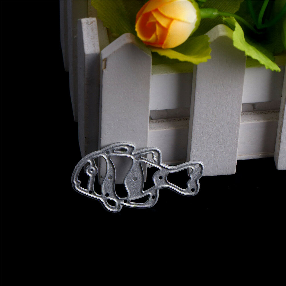 Cute Animals Fish Scrapbooking Photo Album Metal Stencil Cutting Die Pape.l8