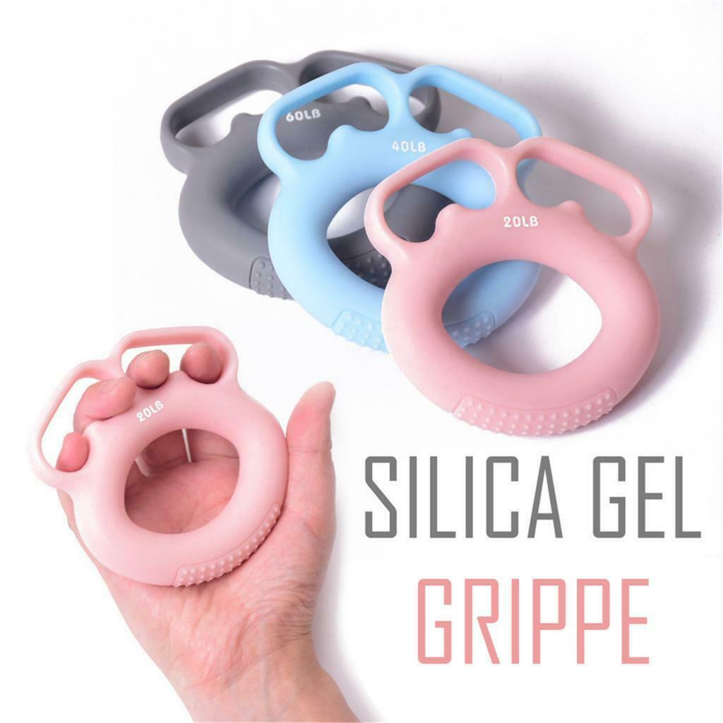3Pcs Silicone Hand Finger Grip Rings Muscle Power Training Finger Separate