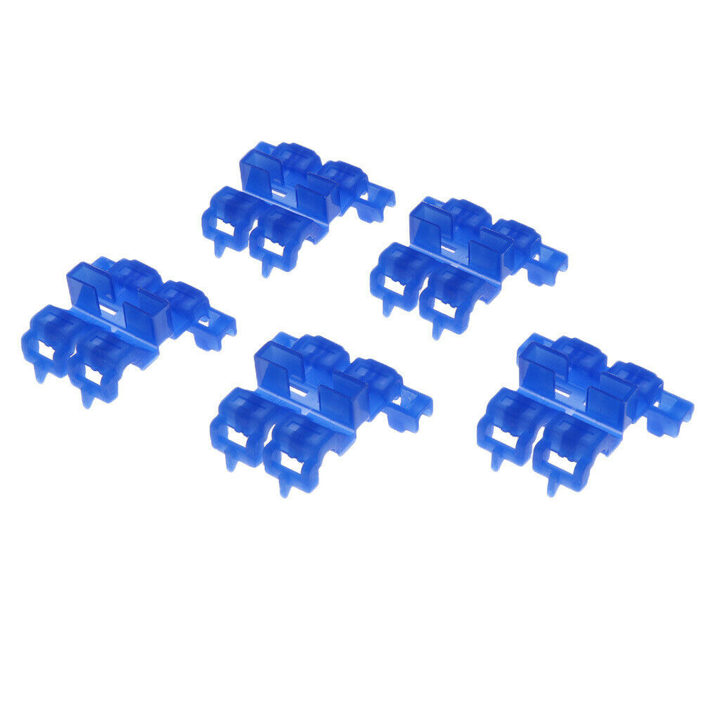 Plug and Play 5 Pieces Self Stripping Inline ATC Blade Fuse Tap Lock 20A