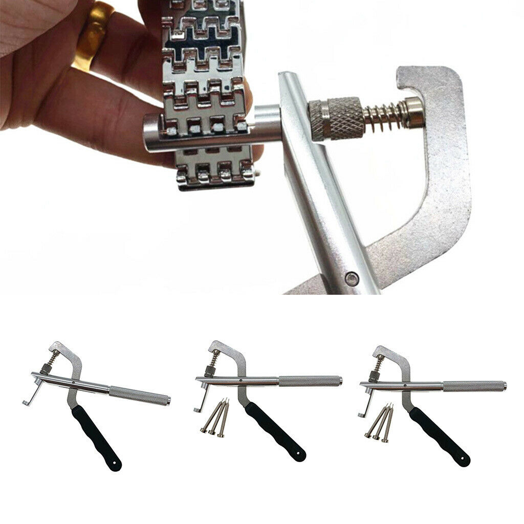 3 Pieces Watch Band Link Pin Plier Watch Pin Adjusting Puncher Repair Tools