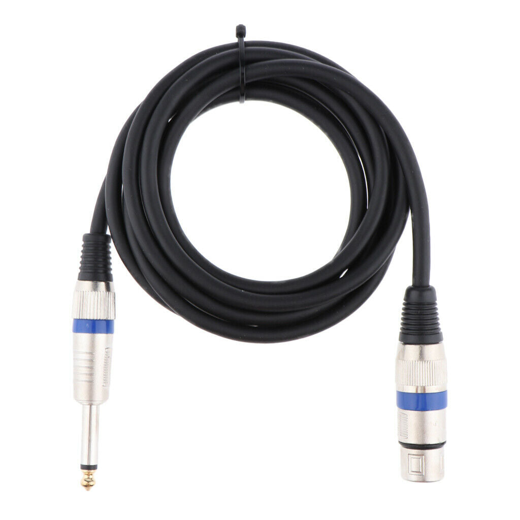 6.35mm Male to XLR Female Audio Cable Replacement for Speaker PC 200cm