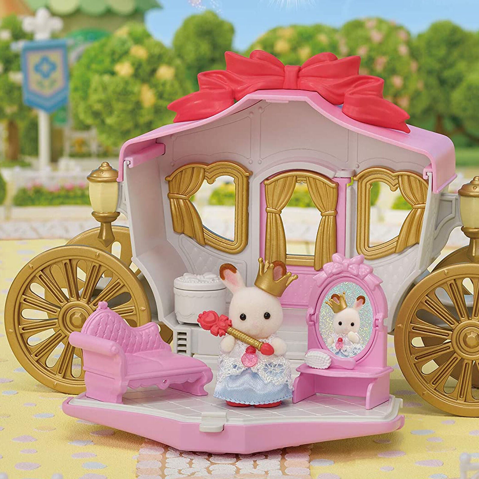 Sylvanian Families Royal Carriage Set Amusement Land Set 5543 Role Play Age 3+