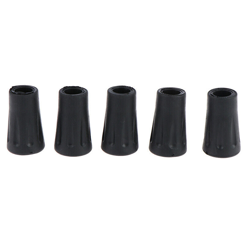 5Pcs Rubber Trekking Pole Tips Protectors Walking Sticks Caps Hiking Po.l8