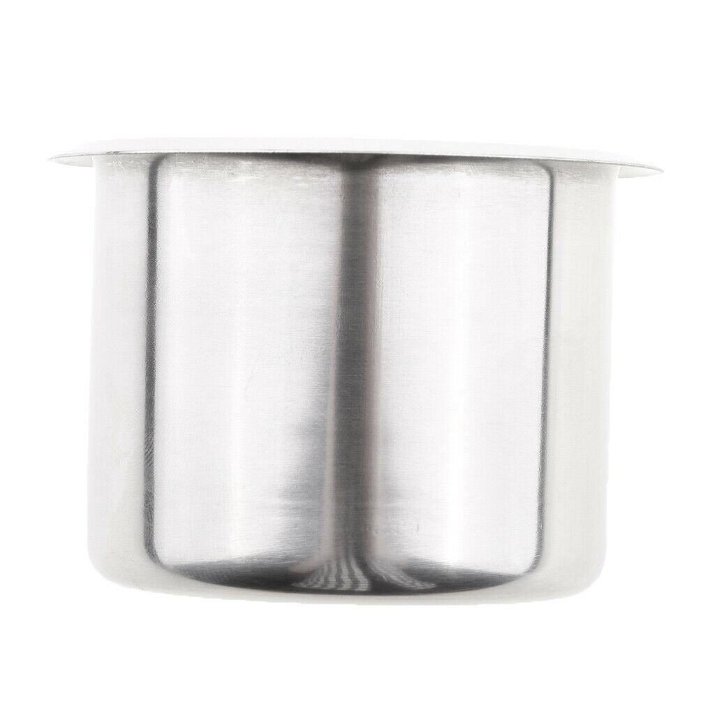6pcs Stainless Steel Cup Holders for Boat Motorhomes Truck Sofa Camper 68mm
