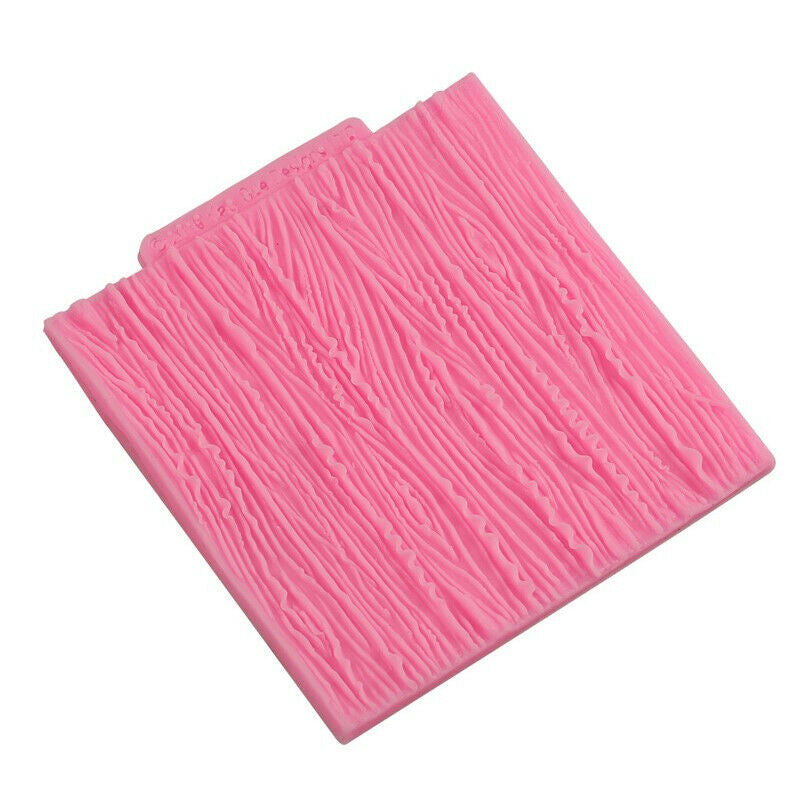 Tree Bark Texture Wood Pattern Mat Fondant Silicone Mould Cake Decor Sugar MBDA