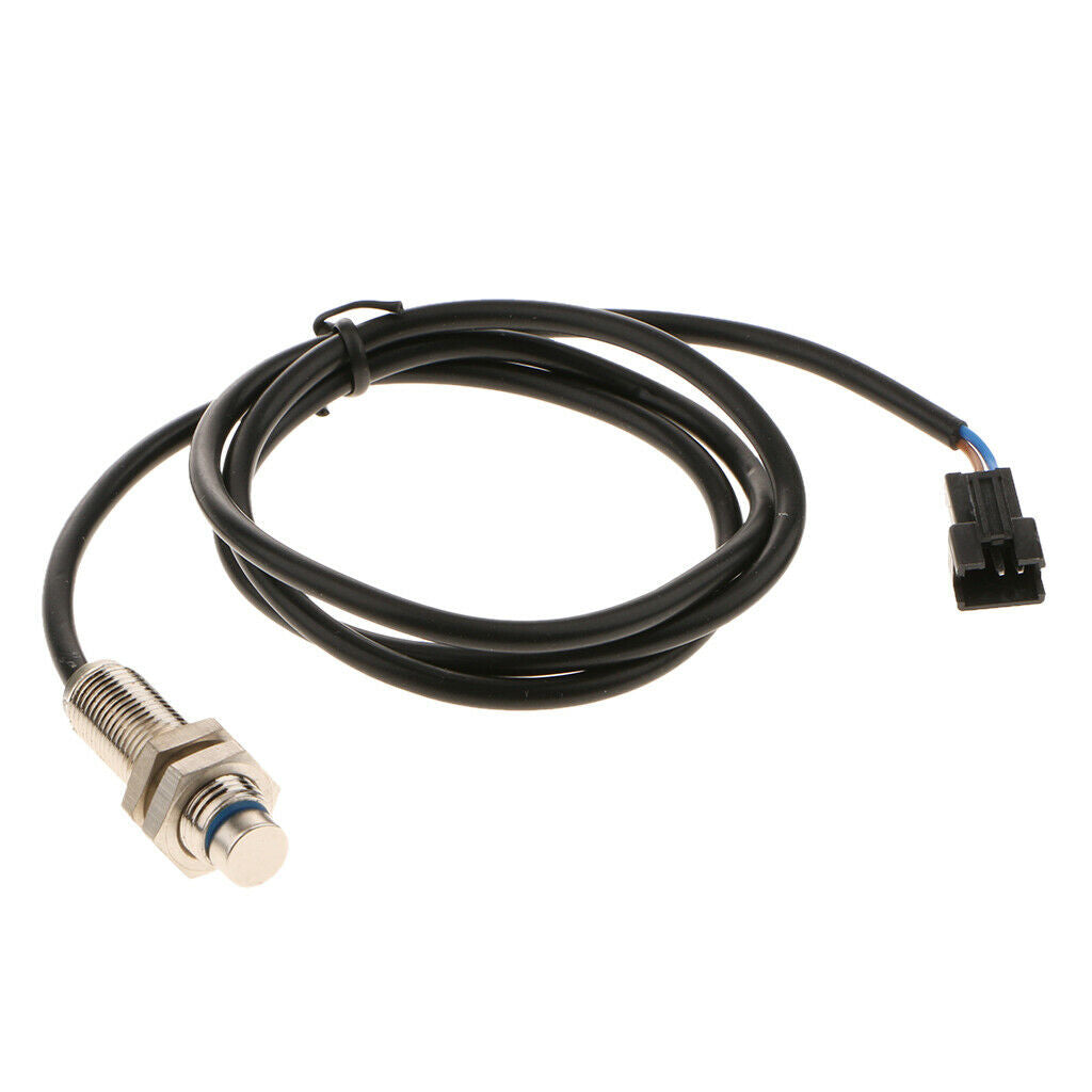 2x Digital Sensor Wire with Magnet for Motorcycle Speedometer Tachometer