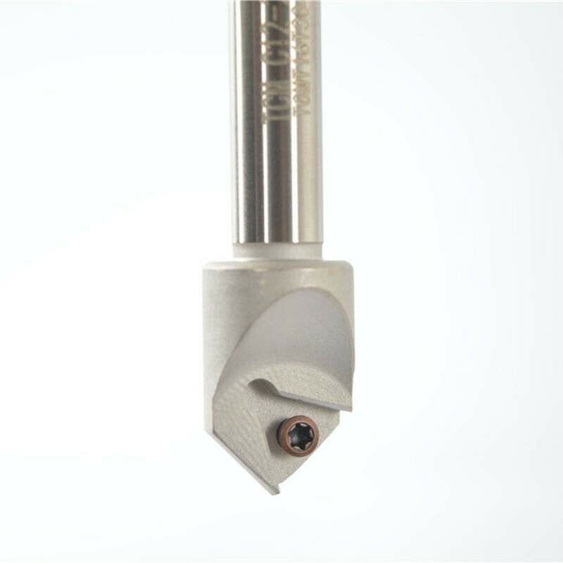 45° TCMT C12-20-110（5mm-20mm）straight shank centering chamfering cutter For TCMT