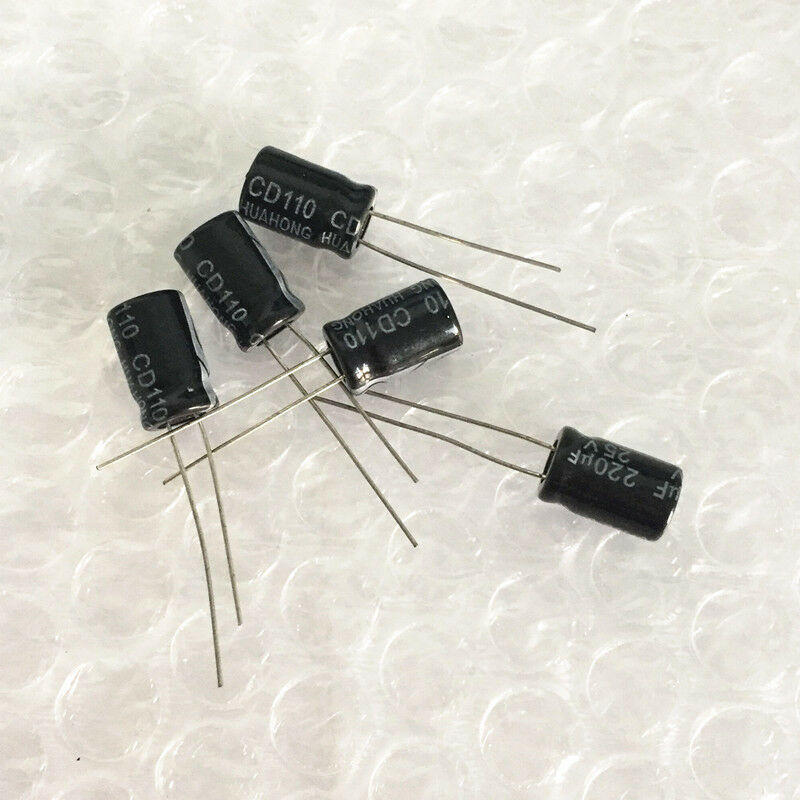 50pcs 5value 100UF-1000UF 16V Aluminum electrolytic capacitor assorted Radial