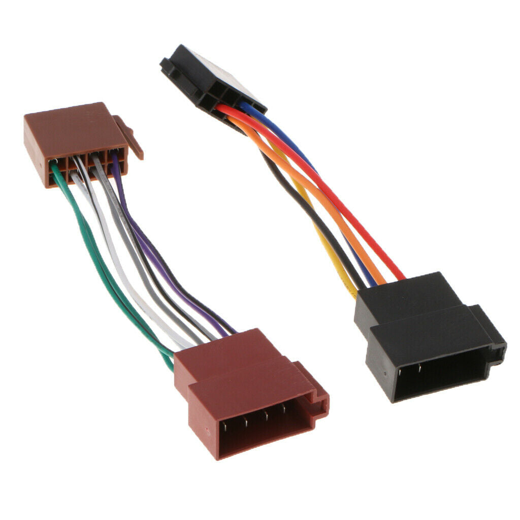 Car Radio Male To Female Wiring Harness Adapter Connector for Volkswagen