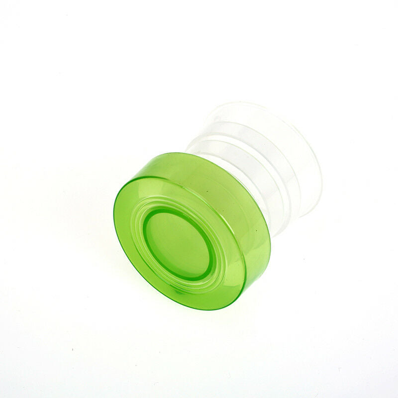 plastic retractable folding cup telescopic collapsible outdoor travel random  KX