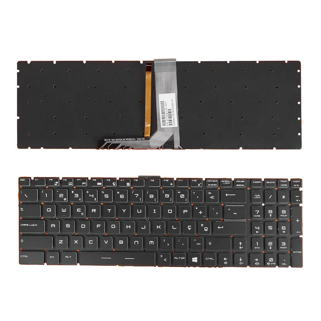New Full Colorful Backlit Portugal Keyboard for MSI Steel GS60 GS70 GT72 HOT