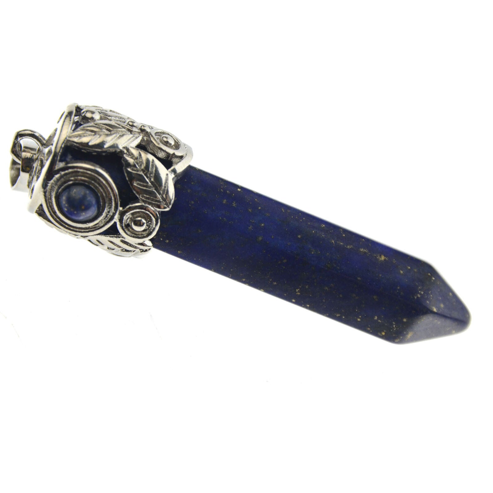 1pc Sodalite Stone Pendant Hexagon point Energy Reiki Healing Amulet
