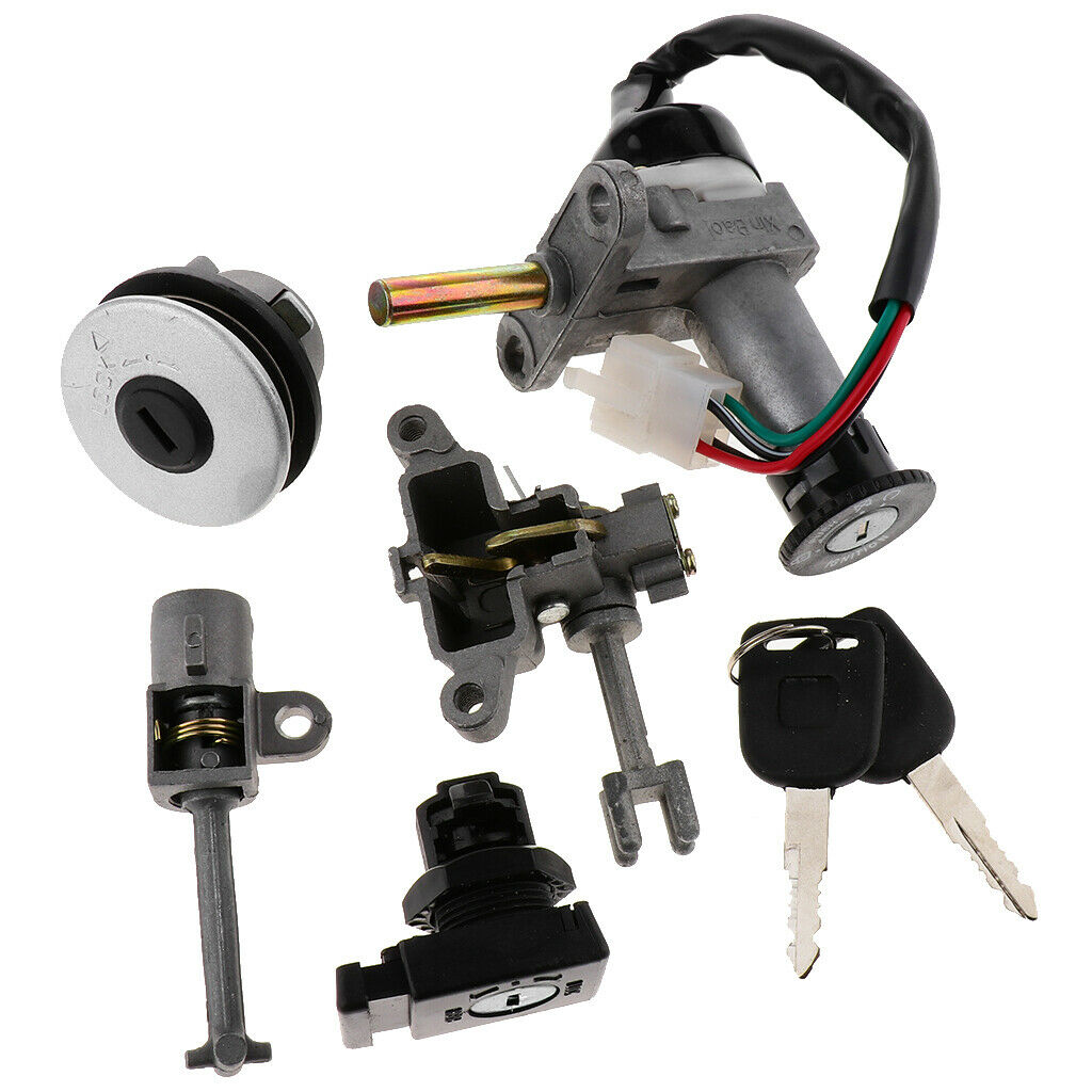 Fuel Tank Cap Lock Electric Door Lock Throttle Lock for Yamaha ZY125T