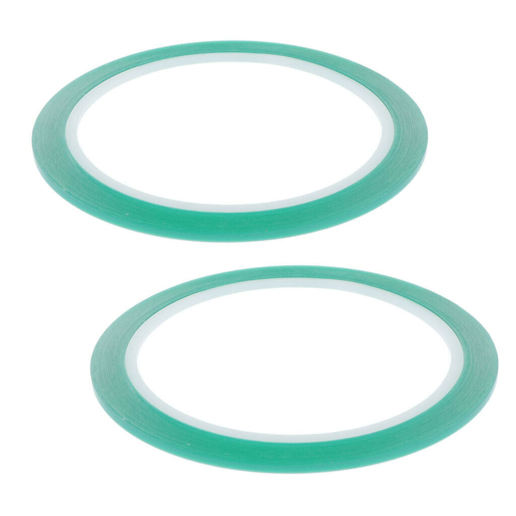 2 Pieces Curve Masking Tape Hard for Plastic Craft Painting Accessories