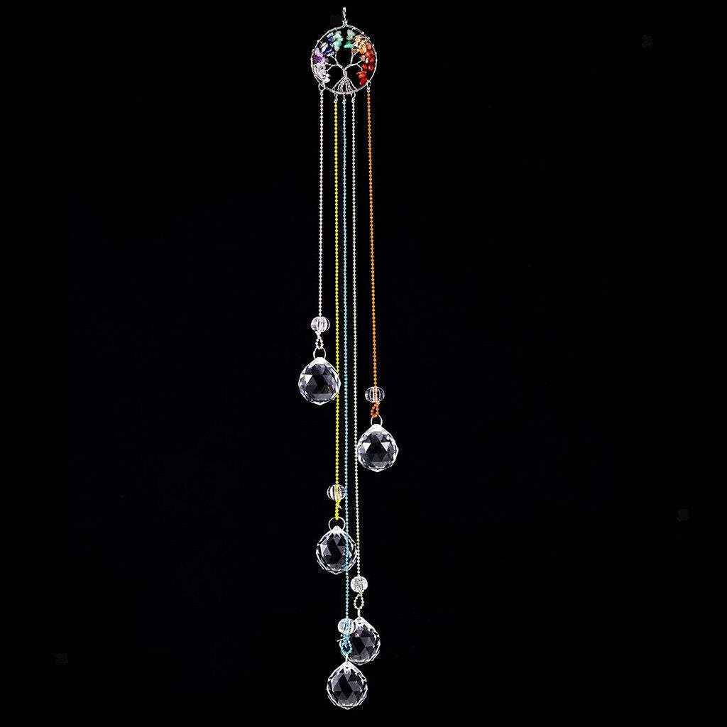 Crystal Prisms Suncatcher Window Rainbow Maker Home Garden Porch Decor