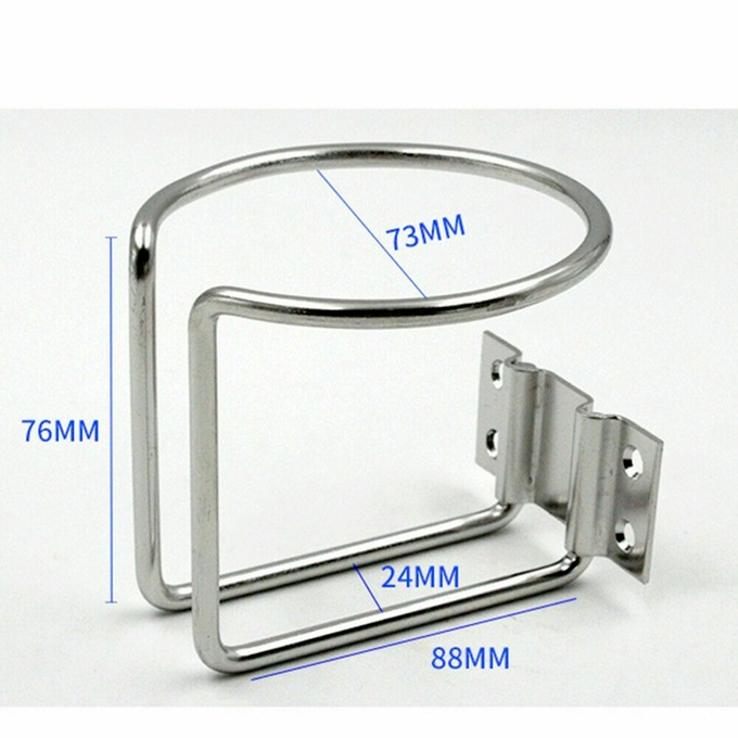 2PCS Stainless Cup Drink Holder Ring Marine Boat Car Truck Camper RV Universal