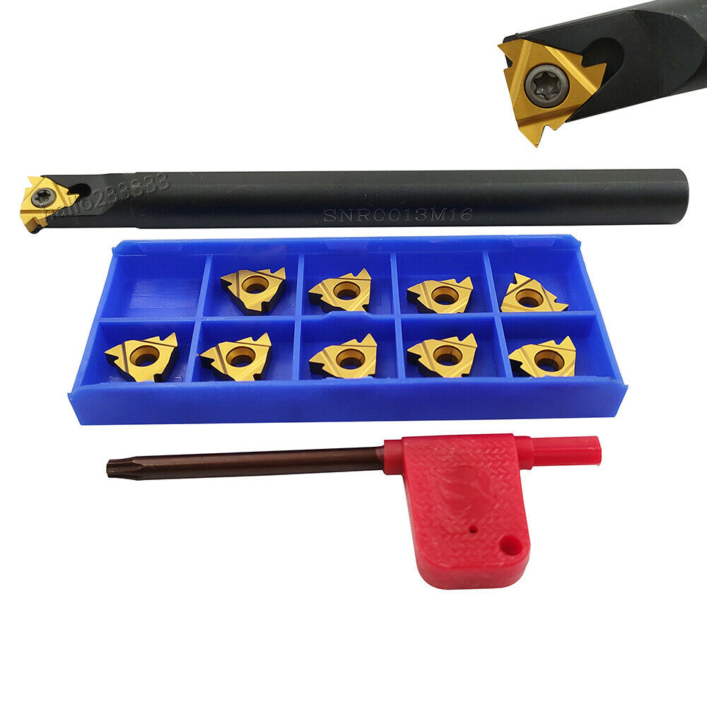 SNR0013M16 Lathe Internal Threading Boring Bar Turning Tool Holder +16IR AG60