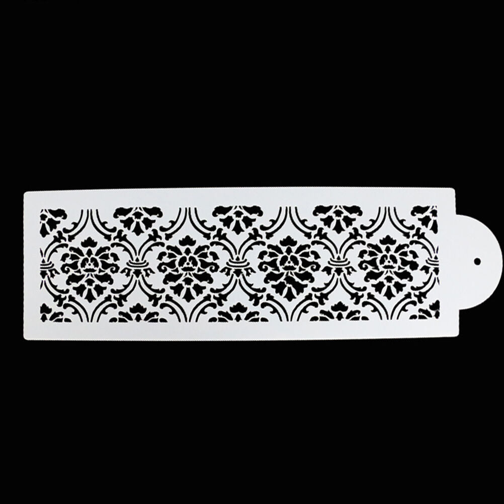 Plastic Cookie Cake Stencil Fondant Tool Decoration for Cake Wedding Flowe.l8