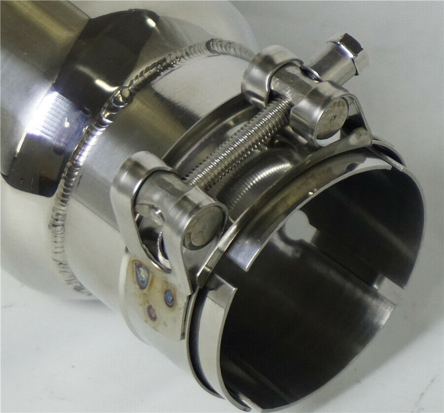 2.5 Inch Inlet Chrome Exhaust Tip Pipe For BMW 2 3 4 5 6 Series F22 F23 F30 F31