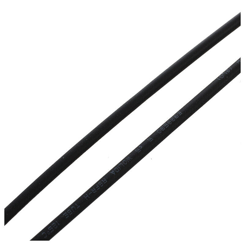 Black 1mm Dia. 2:1 Heat Shrink Tubing Tube Wire Wrap Cable Sleeve 1M C3V1V1