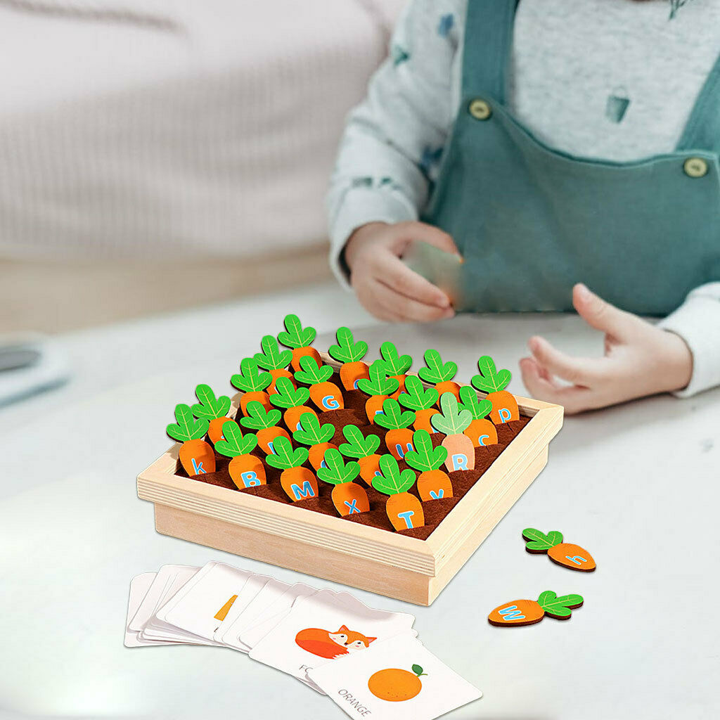 Montessori Simulation Pulling Carrots Game Matching Game Learning Toys