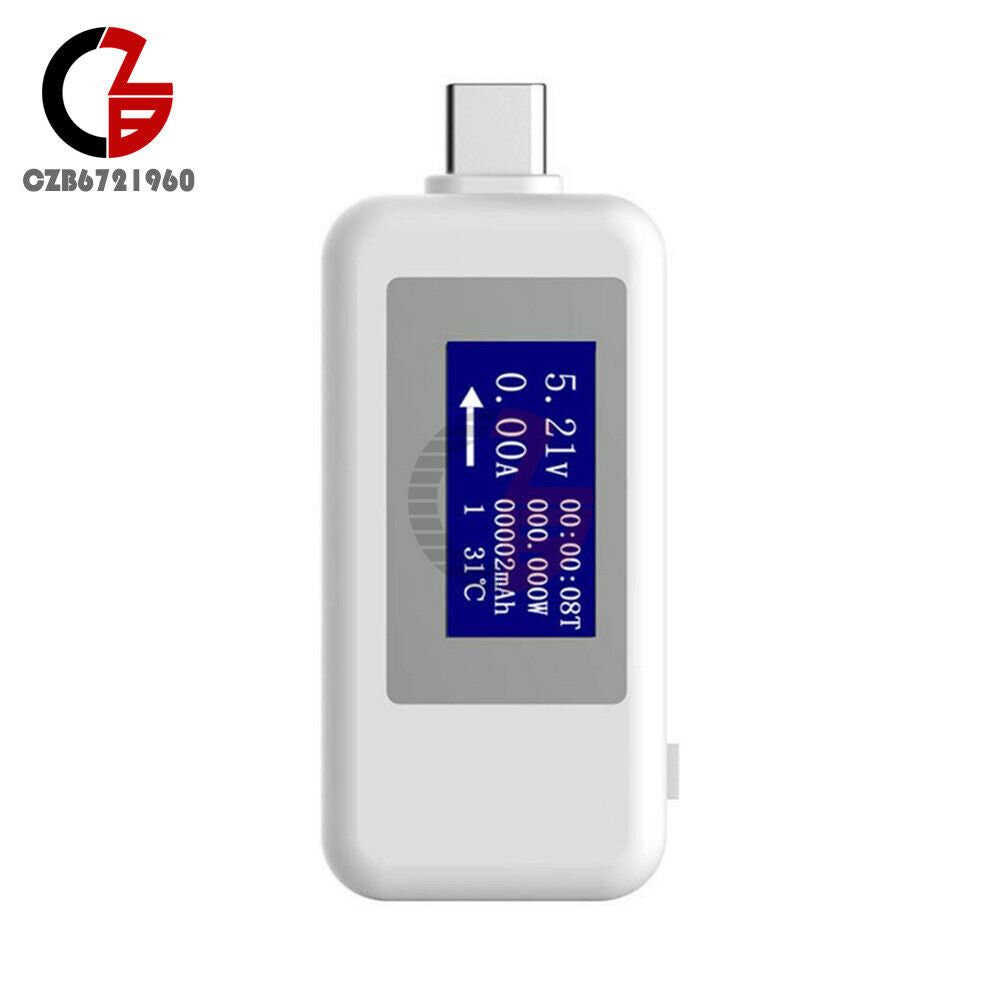 Type-C USB Tester DC Digital Dispaly Monitor USB-C Voltmeter Ammeter Detector