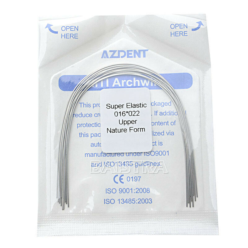 50 X Dental Orthodontic Arch wire Super Elastic Niti Rectangular 16*22 Upper