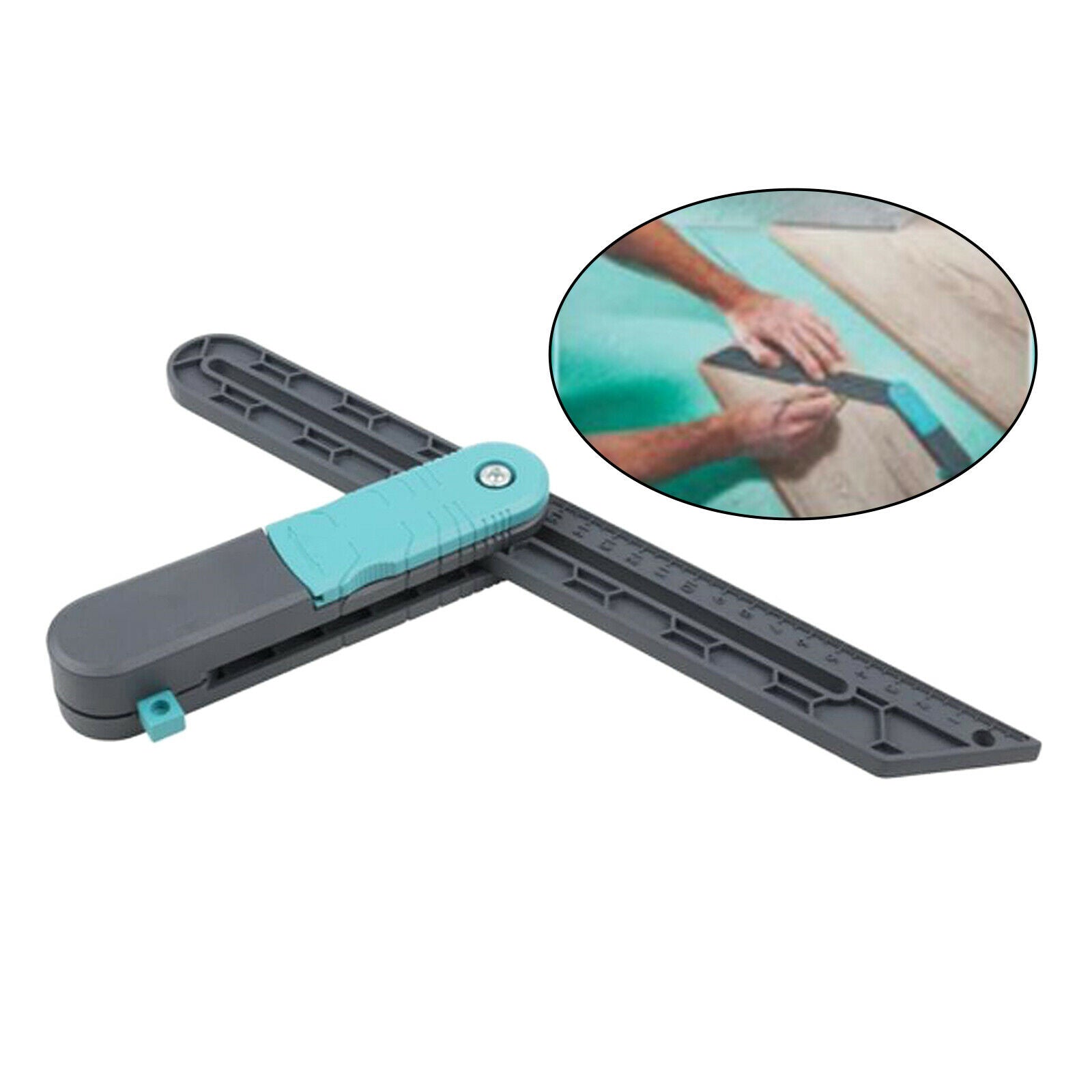 Precise Lock Angle Measuring Ruler Level Tiling Gauge Metric Carpenter