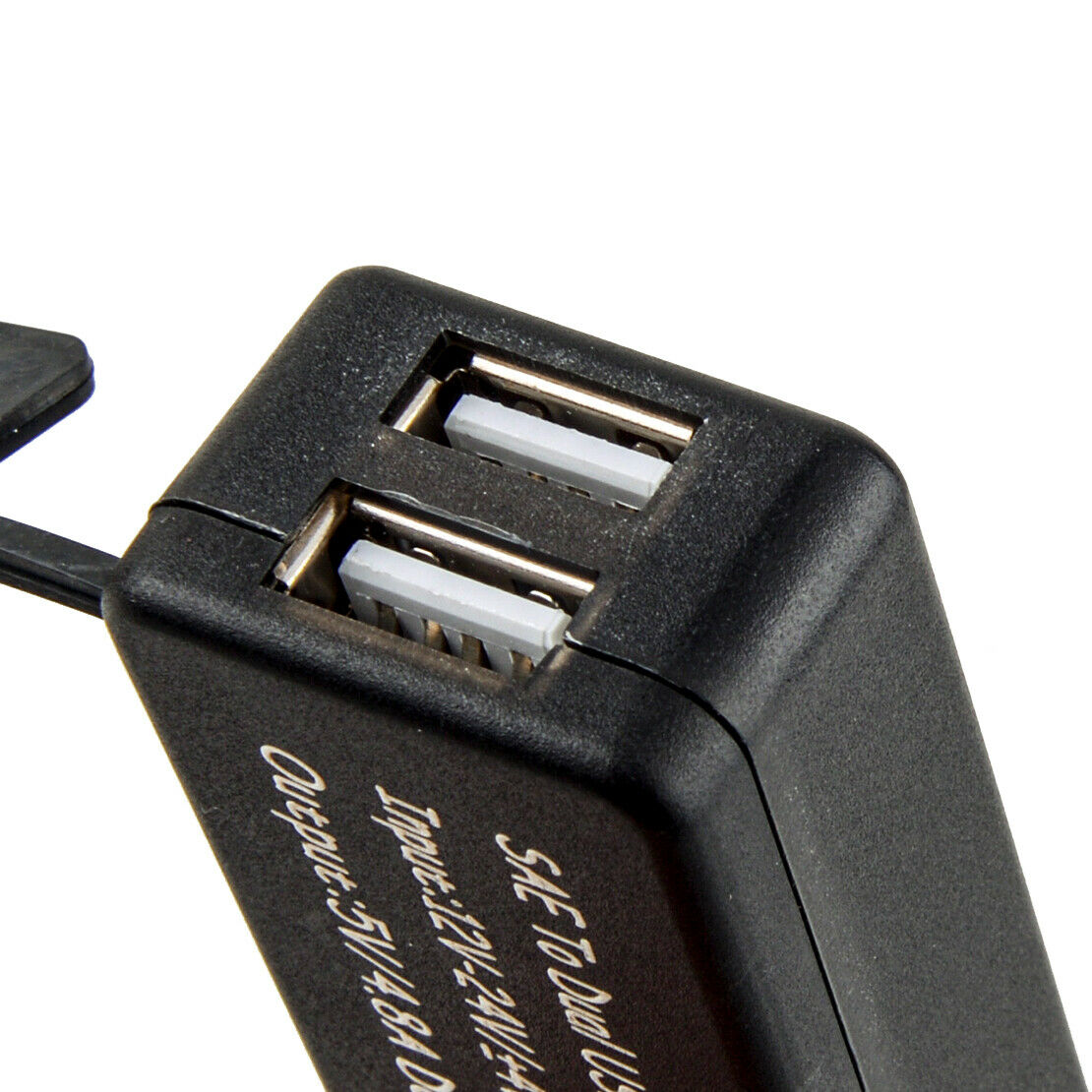 Motorcycle SAE to USB Port Charger Cable Adapter Voltmeter Phone Tablets DC