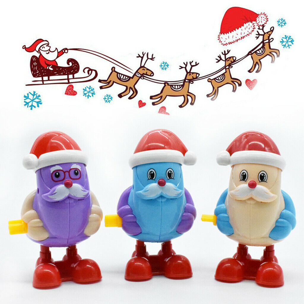 Cute Clearance Plastic Santa Claus Jumping for  Party Gifts