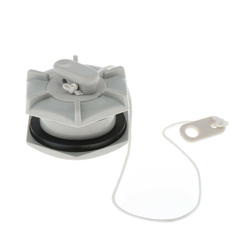 Scupper Valve with Pull String for Kayak Inflatable Boat Raft Dia. 65mm