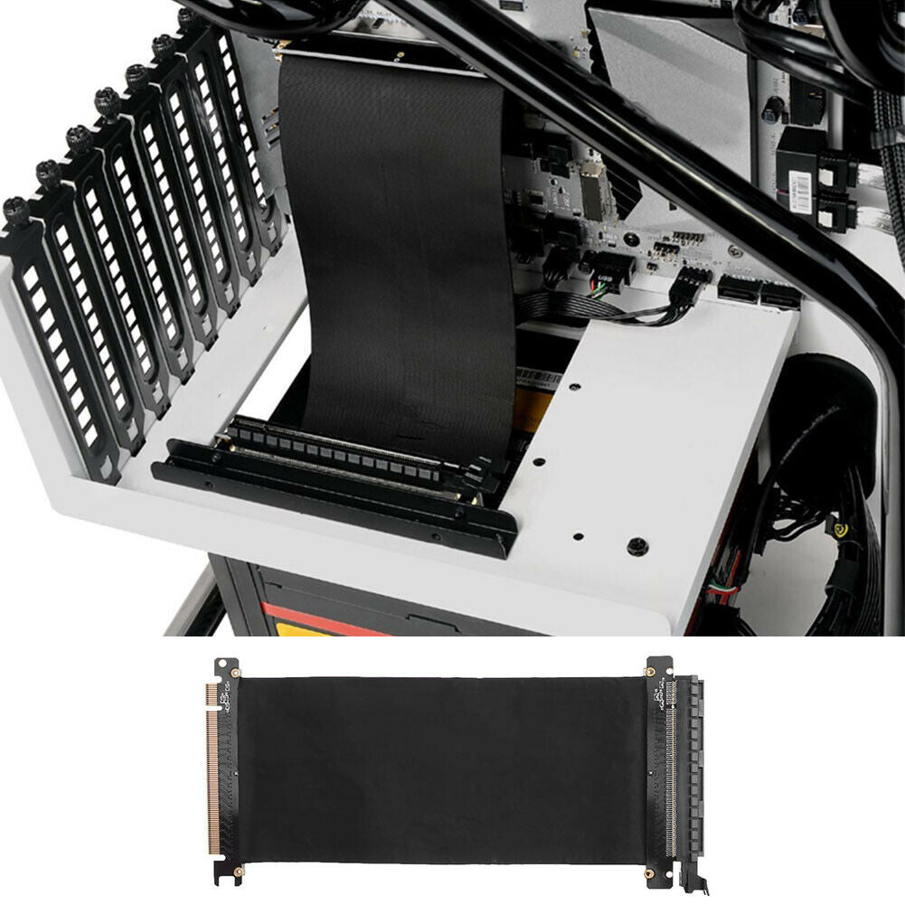 30cm PCI-E 16X Extension Cable Flexible PCI Express GPU Riser Connector for GPU