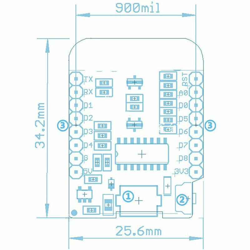 5 Pcs D1 Mini Version WIFI Based on ESP8266 Development Board MINI D1 G8E3
