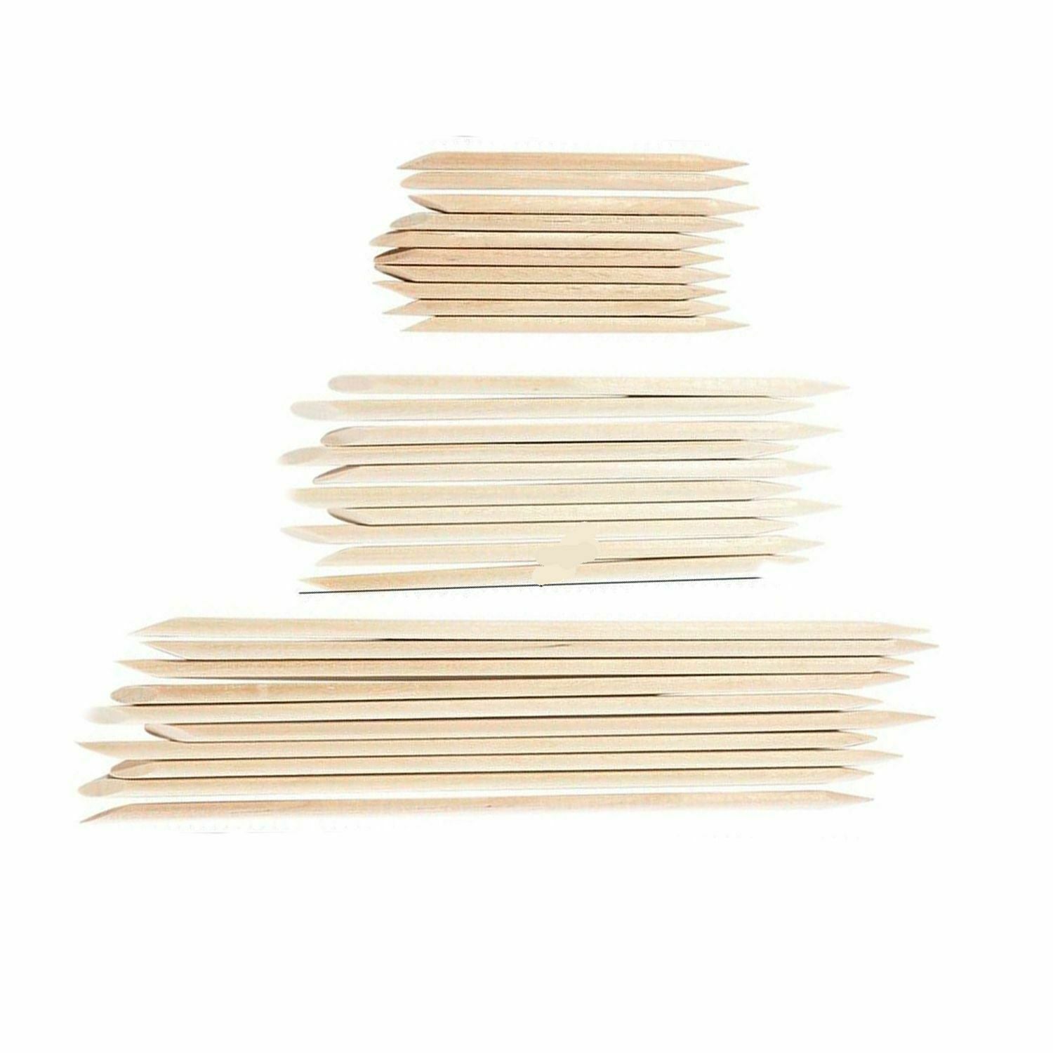 Remover Nail Cuticle Pusher Orange Wood Sticks Pedicure Pusher Dual-ended
