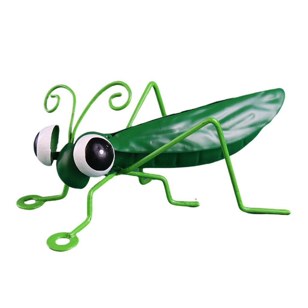 Metal Locust Ornament Landscape Decor Tropical Creative Porch green