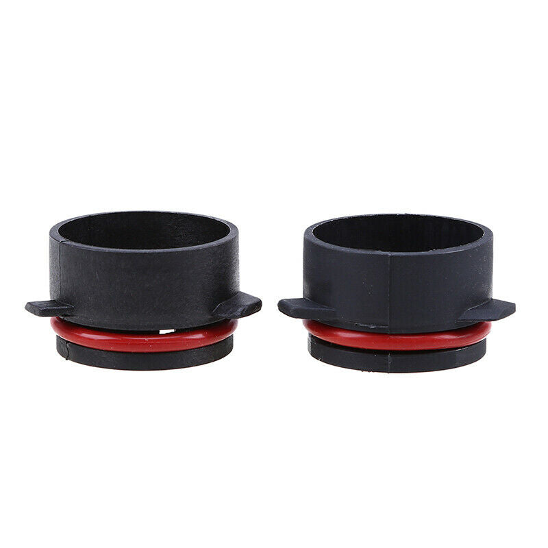 Black Car H7 HID Xenon Bulb Adapters Holders Converters For BMW E39-3