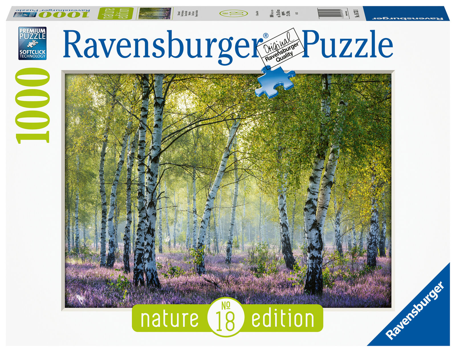 16753 Ravensburger Birch Forest Jigsaw Puzzle includes 1000 Pieces Age 12 Year+