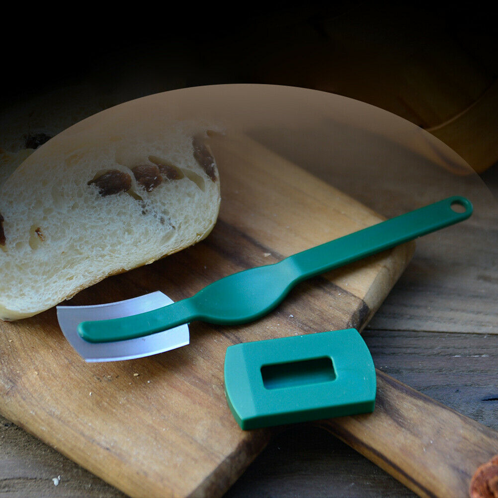 Curved Carbon Steel Baking Cutter For Bread Baguette Pastry Cutter Bagel Tools
