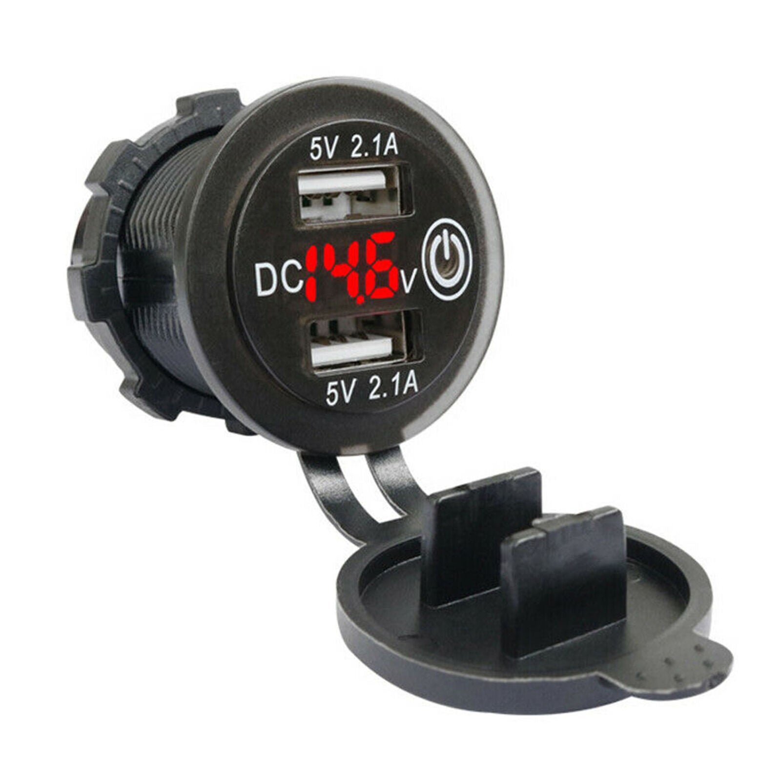 Car Socket USB Charger Socket lighter for 12V/ 24V Motorcycle Vehicles