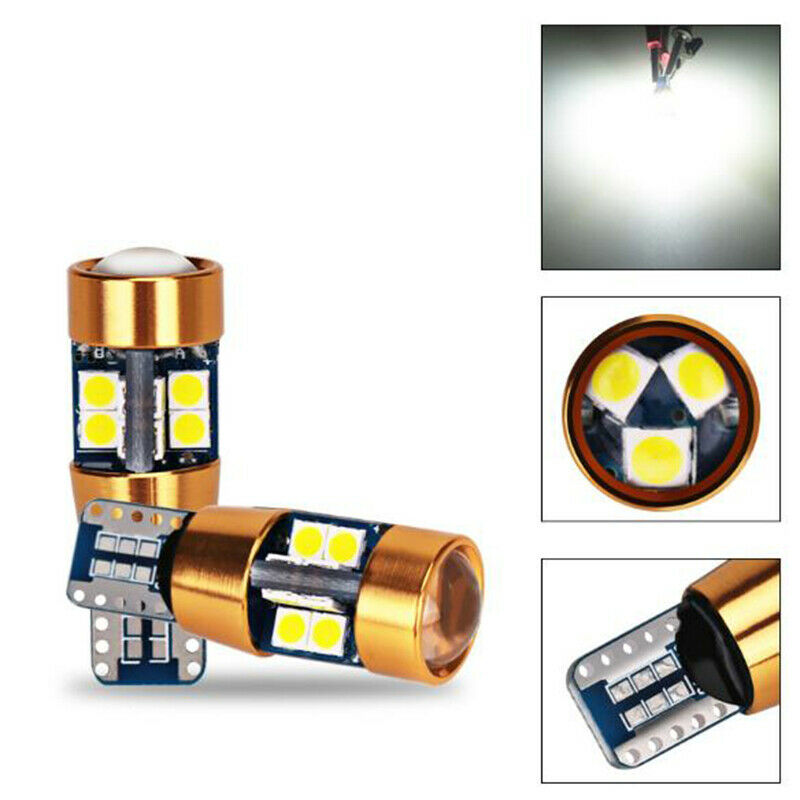 Amber T10 15W 3030 19SMD Canbus Error Free LED Parking Light Lamp Bulbs 6.l8