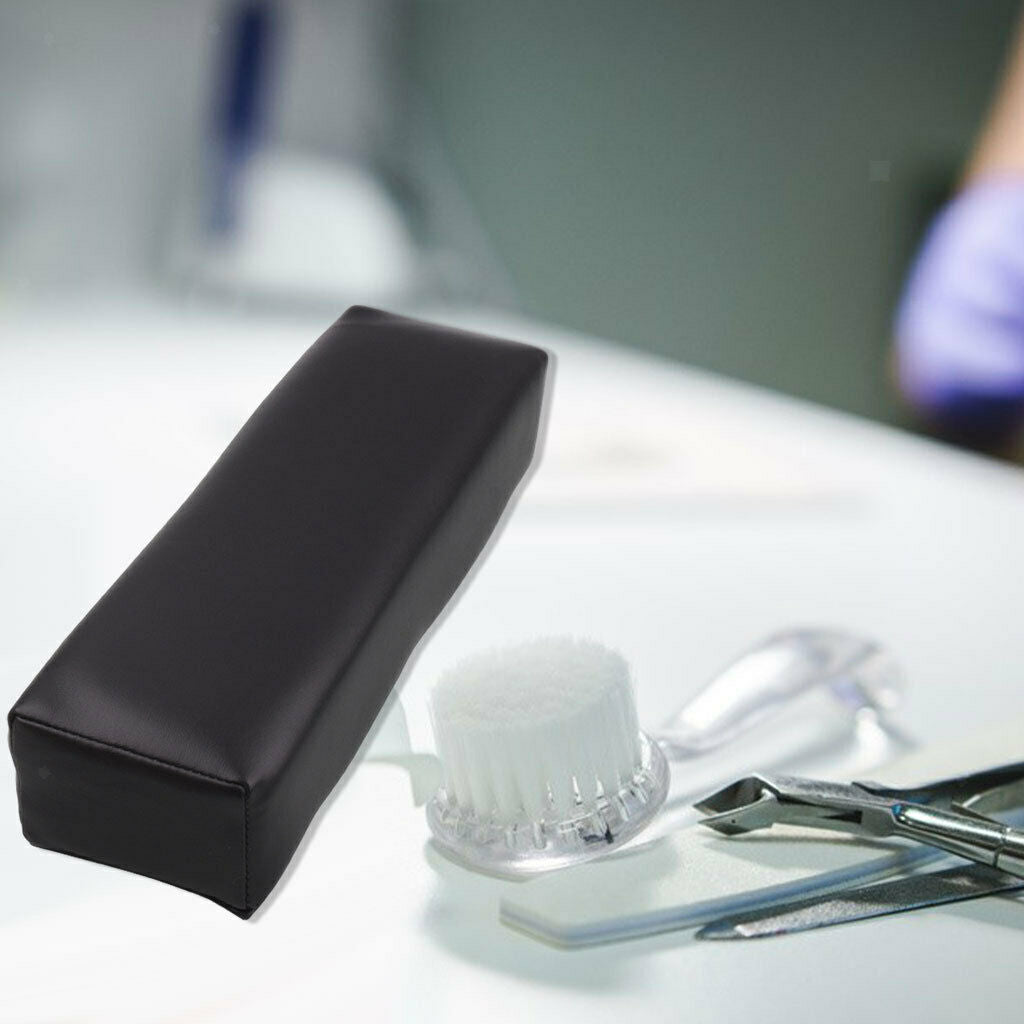 Nail Arm Rest Nail Rest Cushion Black Hand Pillow for Home Nail Technician