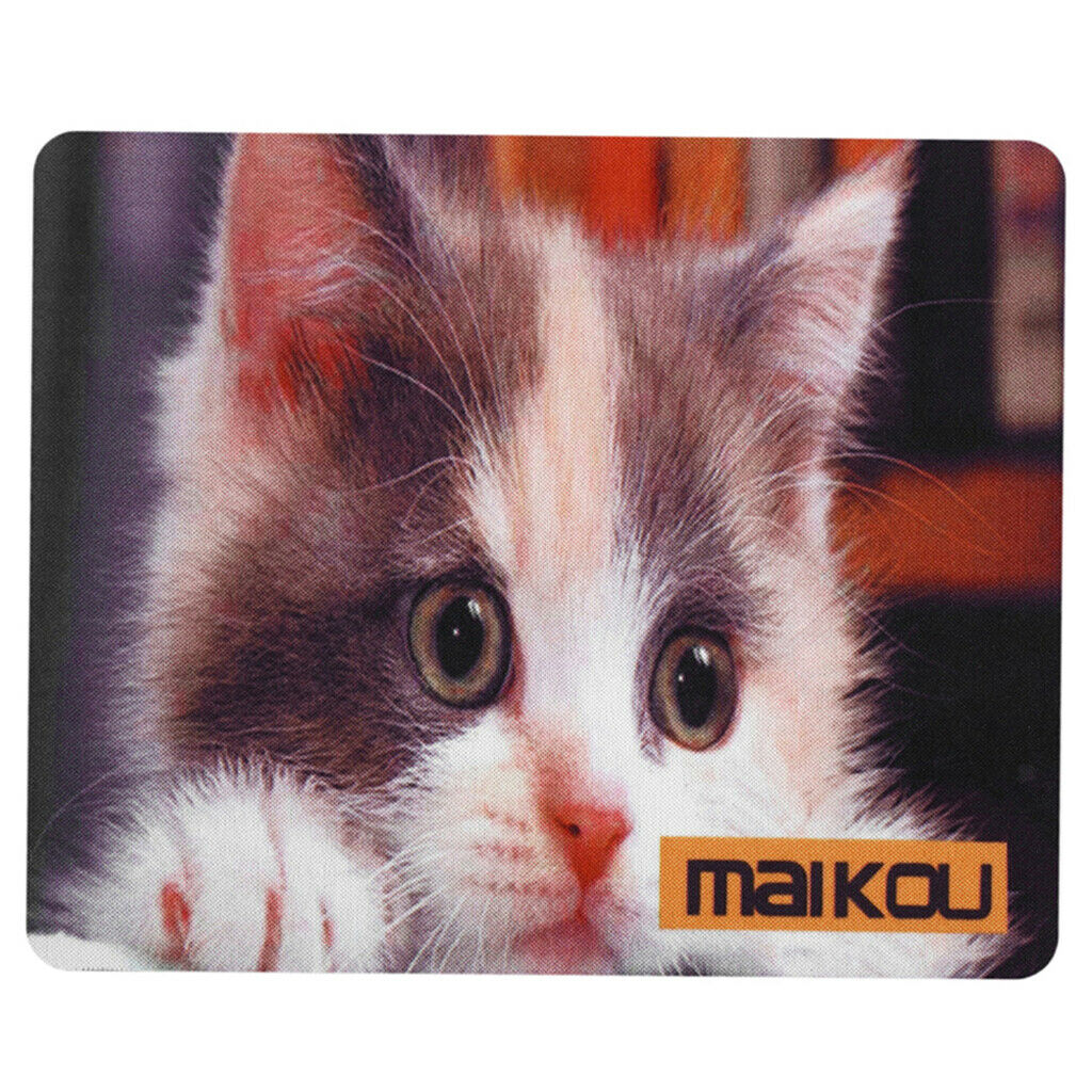 Maikou Gaming Mouse Pad Computer Desk Mat 180*200mm white + gray