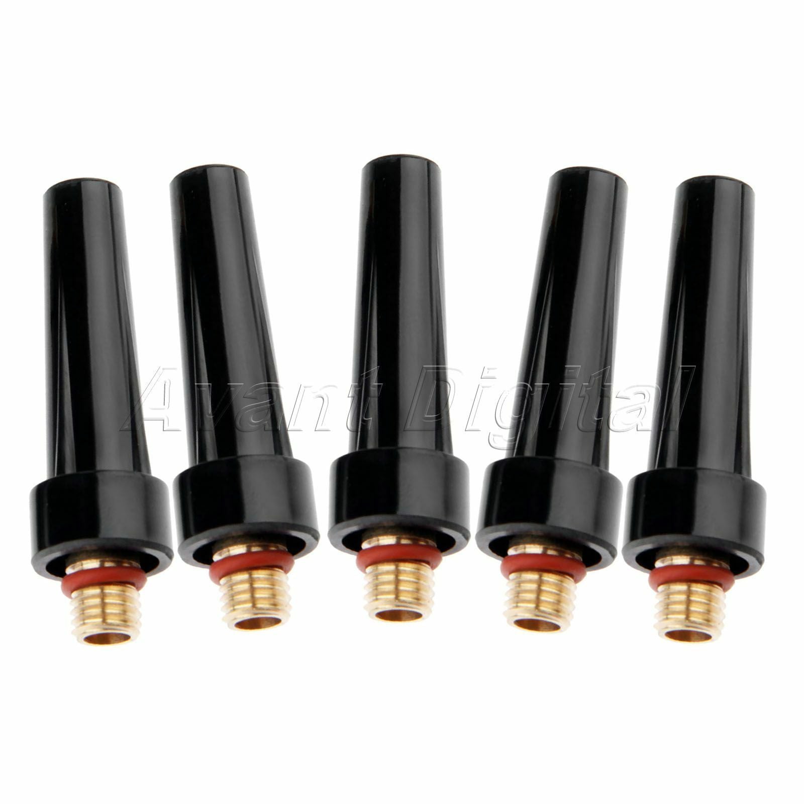 5pcs TIG Cuting Kit 41V35 Medium Back Cup for Tig Welding Torch WP-9 WP-20 WP-25