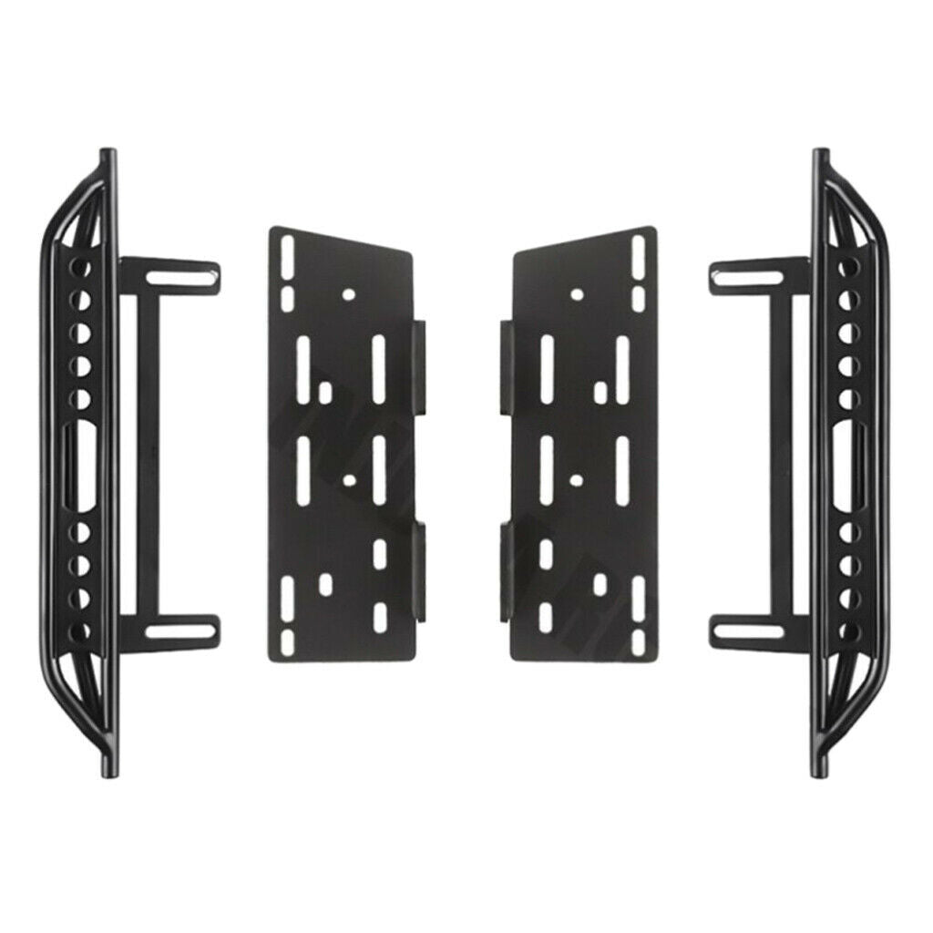 2x 168 mm RC Car Metal plate side steps for Axial SCX10 II 90046 1/10 RC