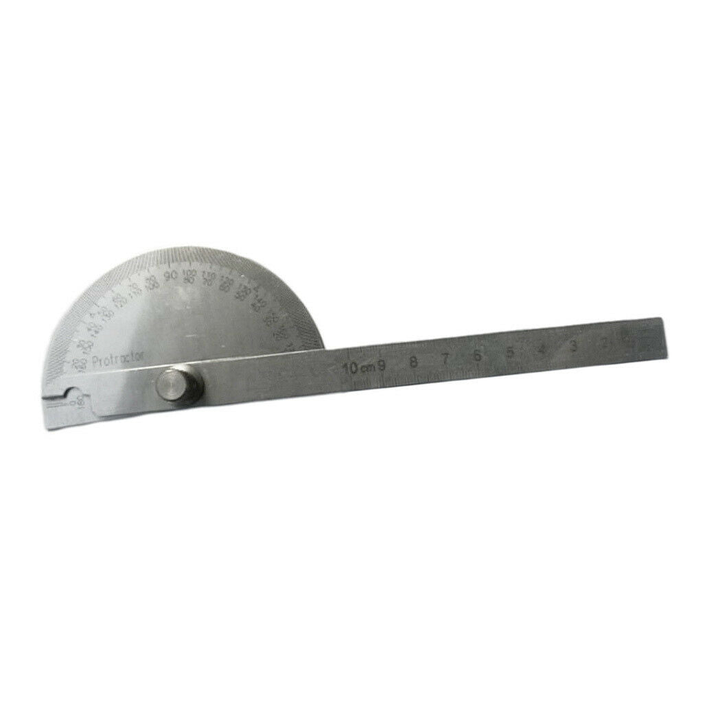 2 X 180 Degree Protractor Ruler Angle Finder 145 & 150mm Durable Hand Tools