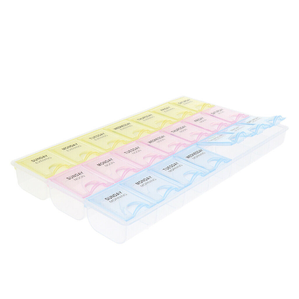 Component box Grids Plastic Clear Parts Container