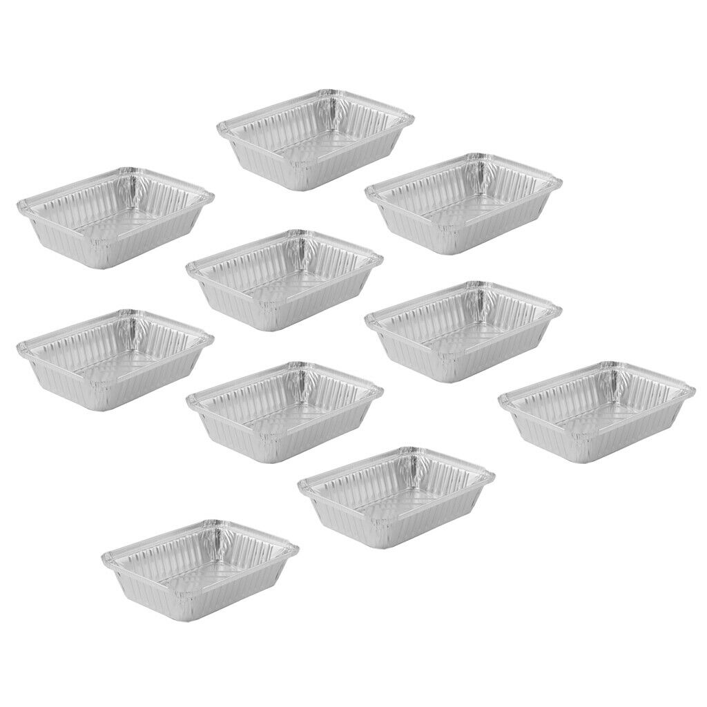 2200ml & 850ml Aluminum Foil Grill Drip Pans Grease Pans for BBQ Cooking