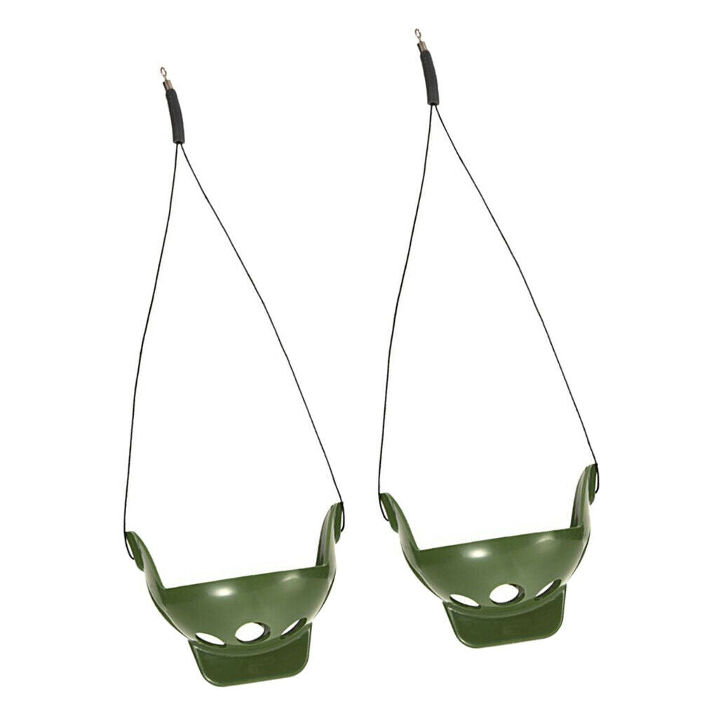 Set of 2 Bait Cage Feeder Tool Bait Cage Fishing Trap Basket Feeder Holder