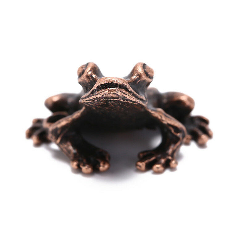alloy frog incense burner holder flower statue censer plate for sticks con.l8
