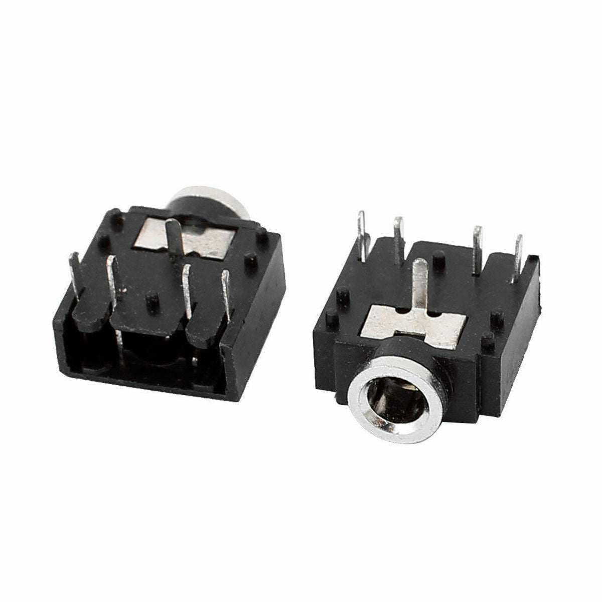 10PC 3.5mm Female Stereo Audio Socket Headphone Jack Connector 5 Pin PCB Simple